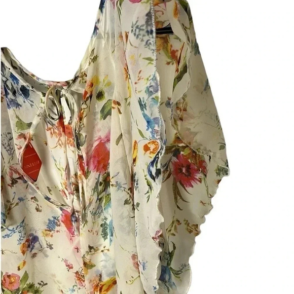 Y2K,vtg,MINT LIMIT  women XL, dress,sheer,chiffon type,bell ,tie,keyhole, NWT - Picture 10 of 15